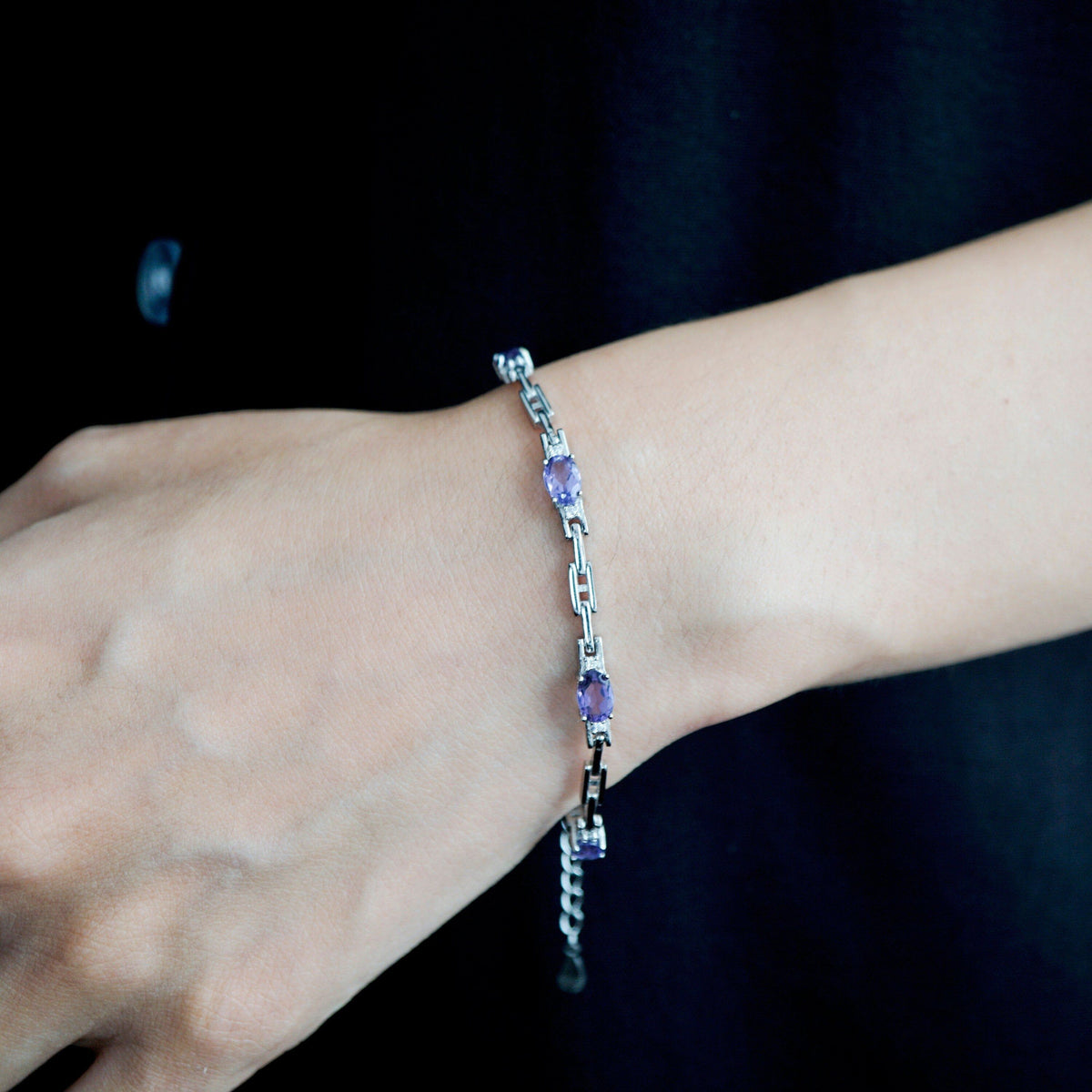 Dainty Amethyst Bracelet