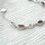 Dainty Multiple Garnet Bracelet