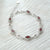 Dainty Multiple Garnet Bracelet