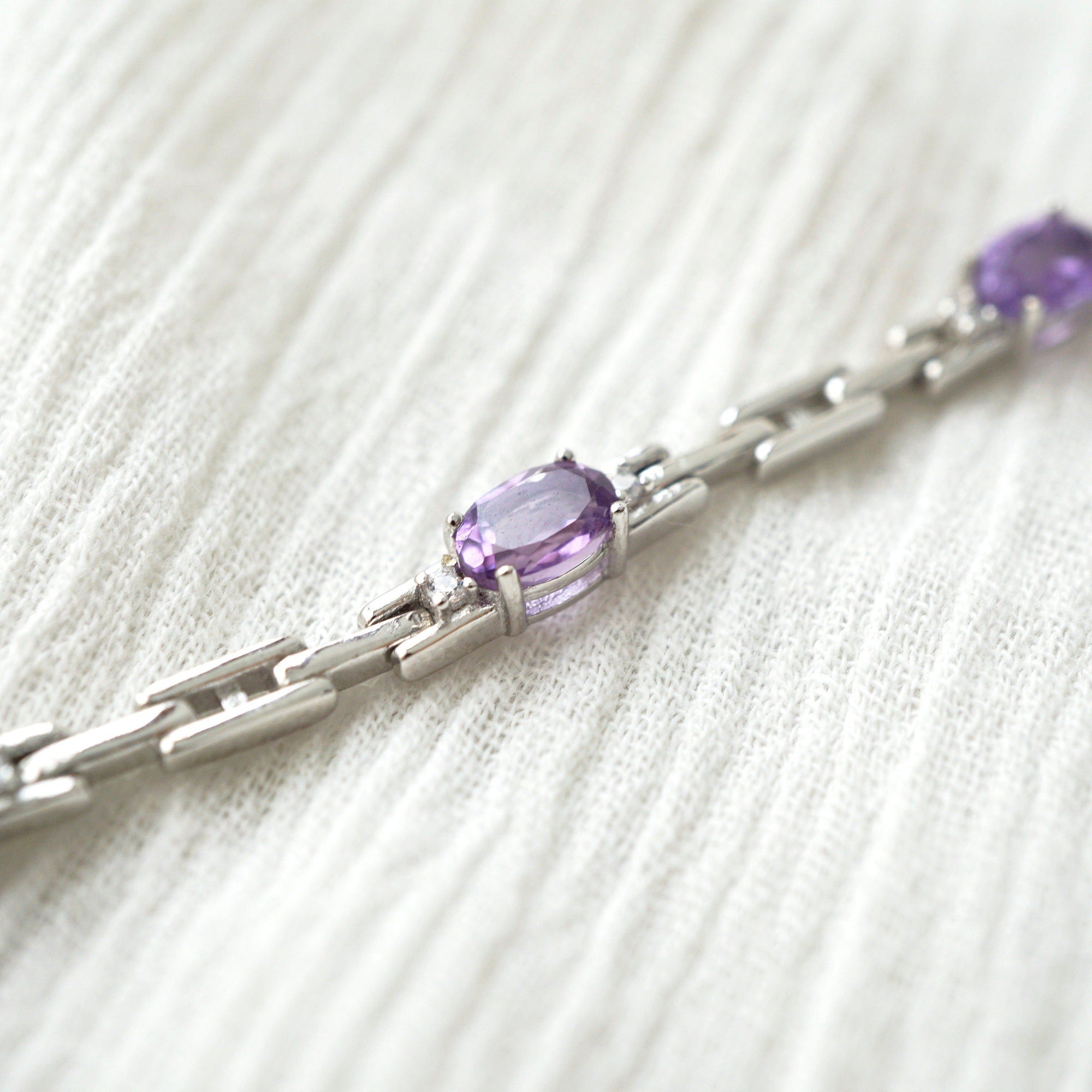 Dainty Amethyst Bracelet