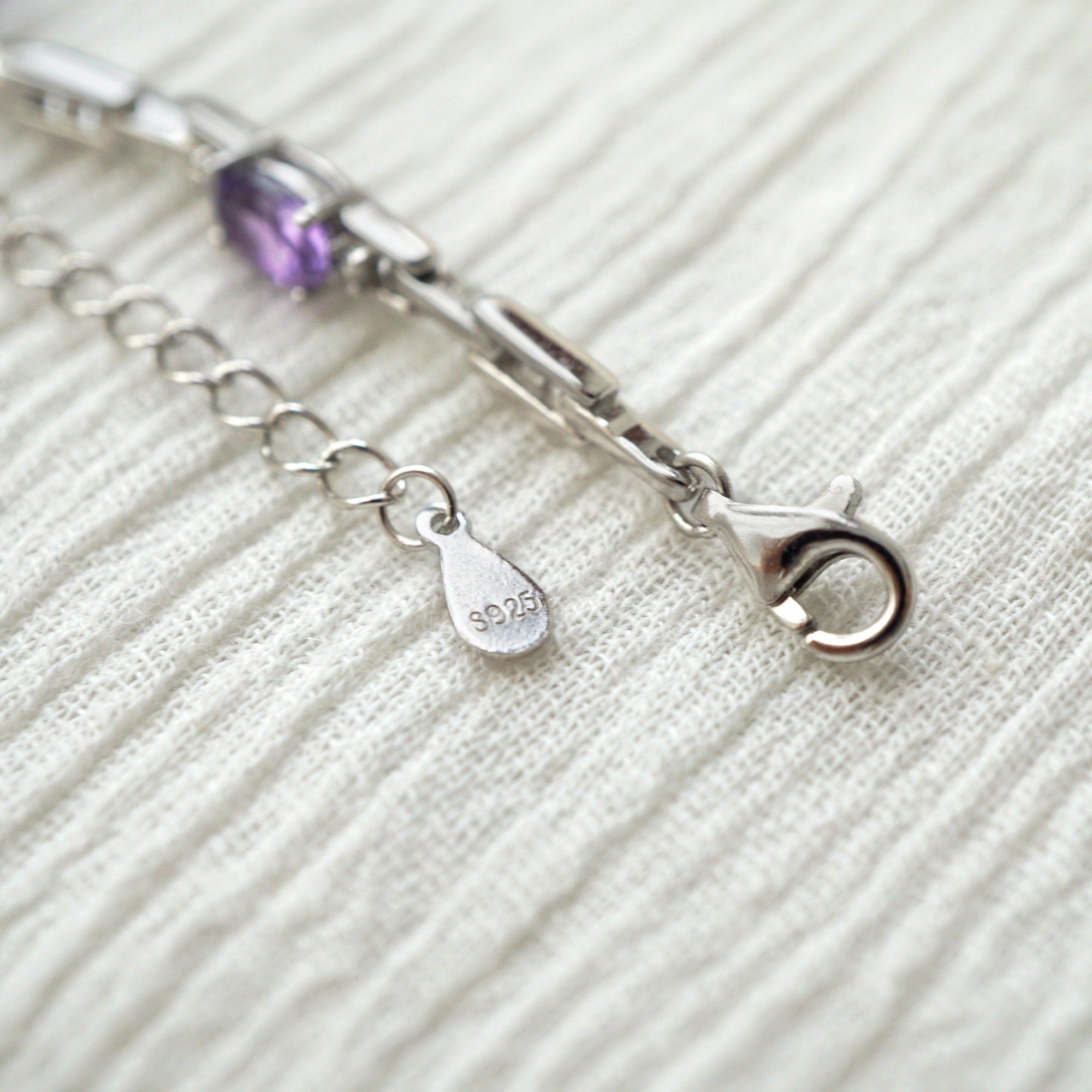 Dainty Amethyst Bracelet