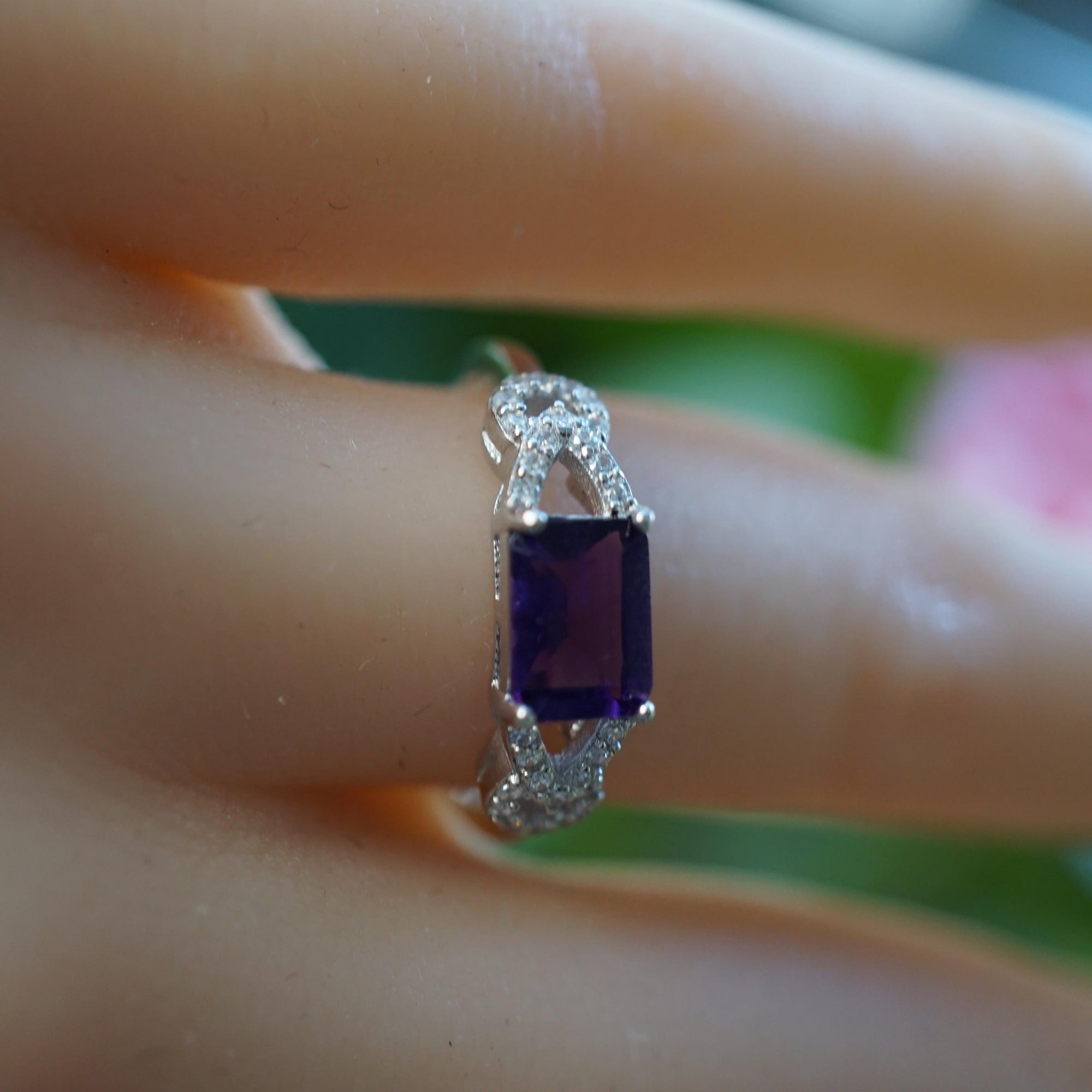 Amethyst Gemstone Ring