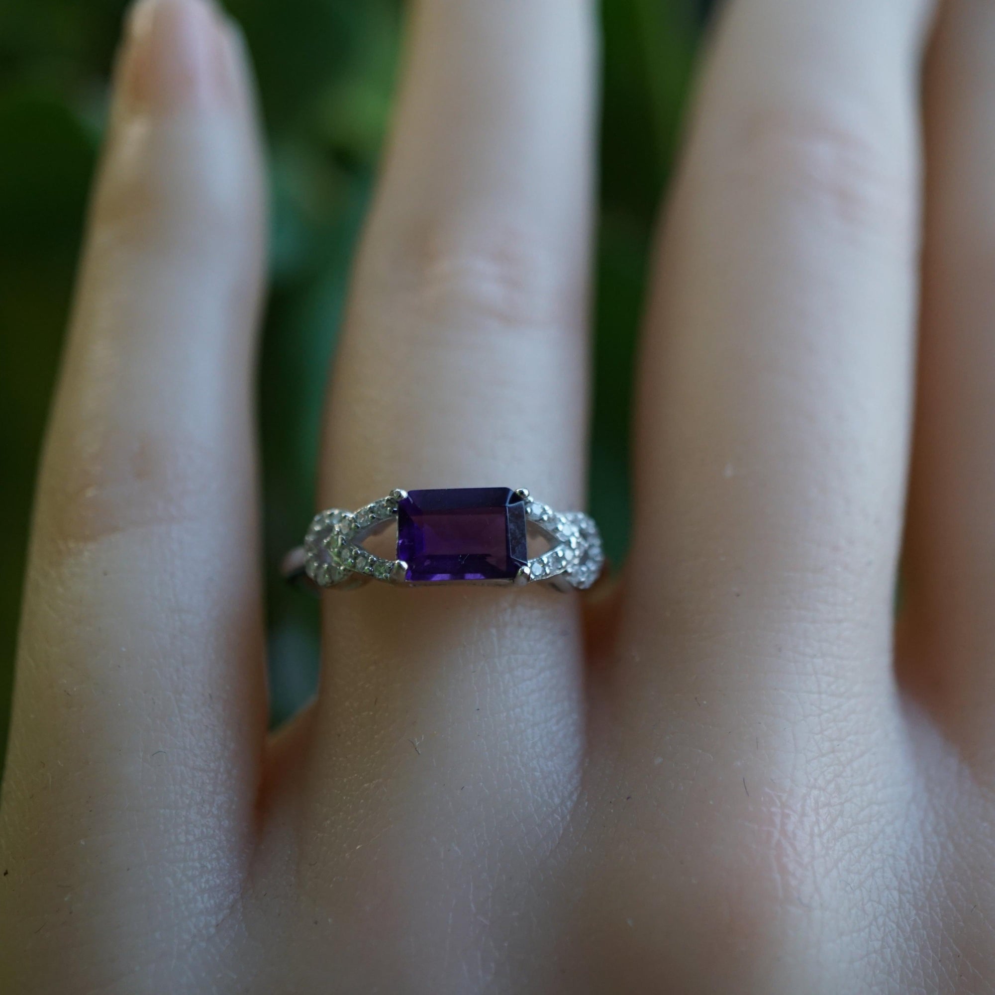 Amethyst Gemstone Ring