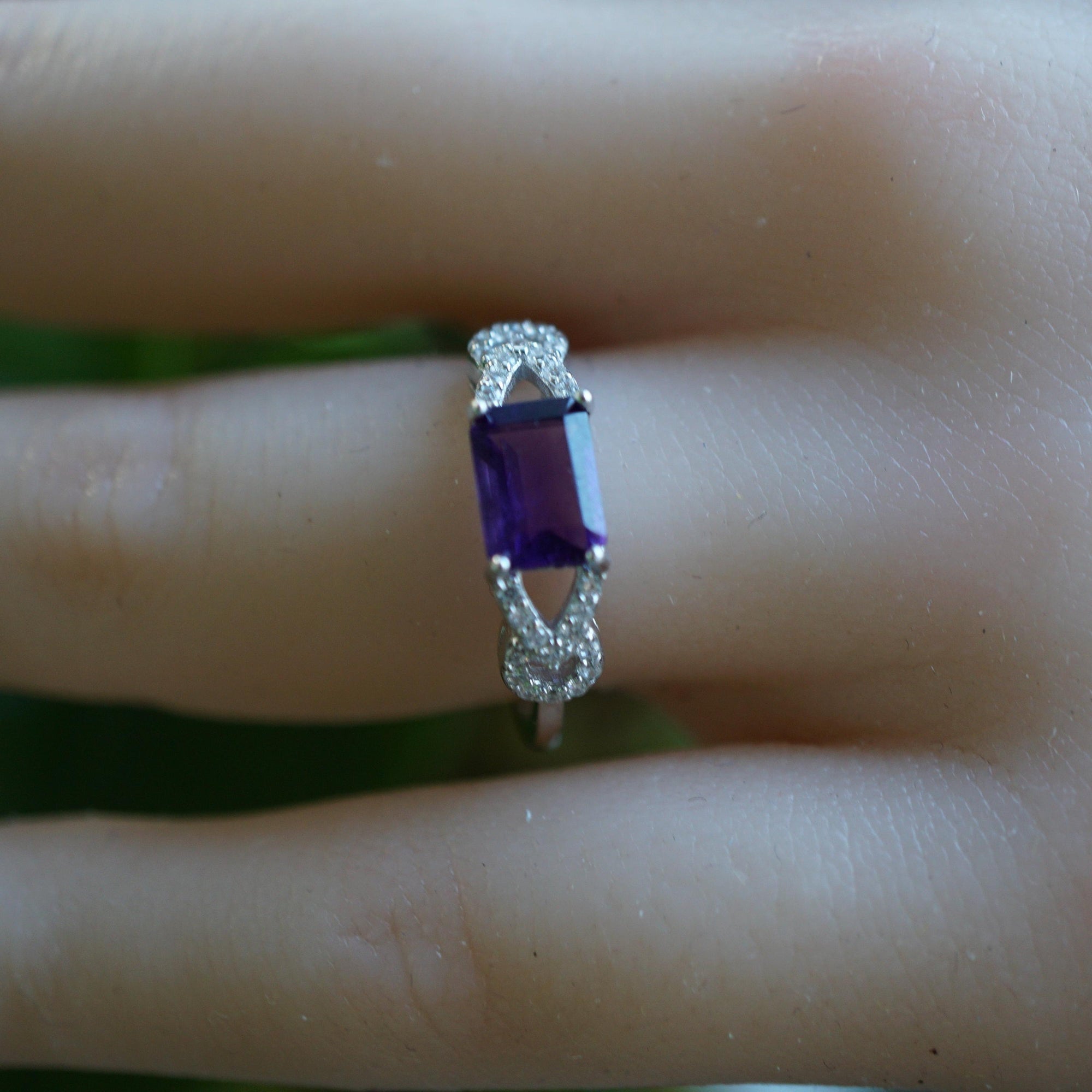 Amethyst Gemstone Ring