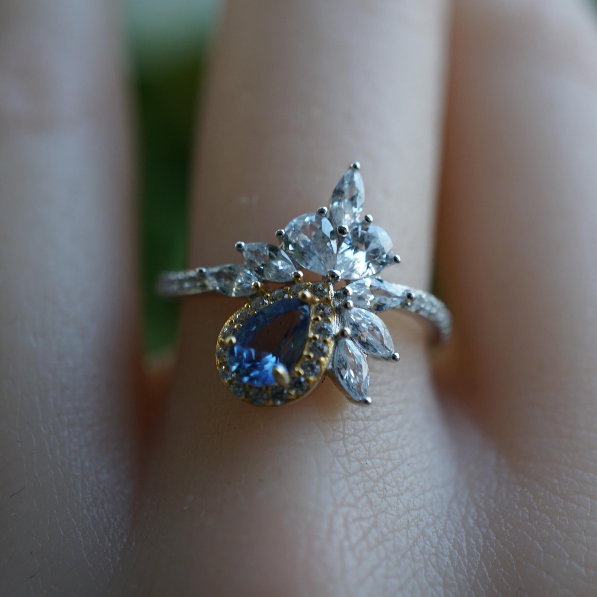 Stunning sapphire ring