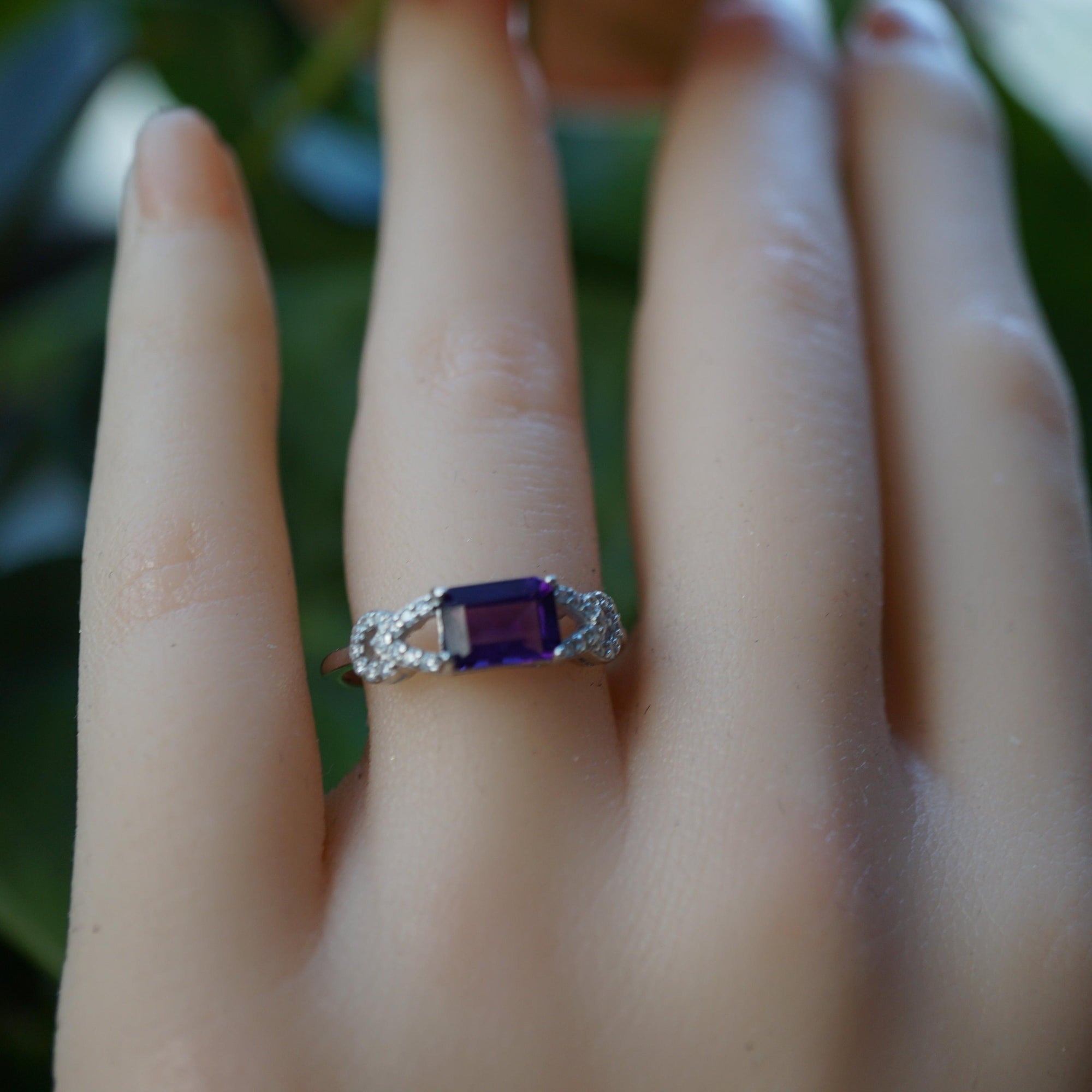 Amethyst Gemstone Ring