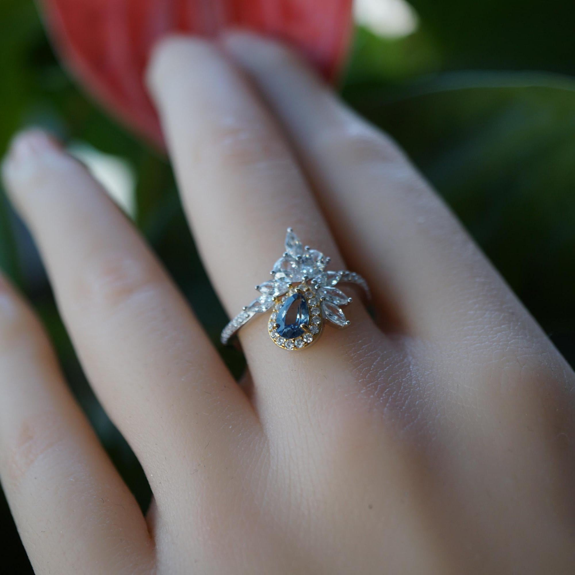 Stunning sapphire ring