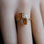 Stunning double citrine ring