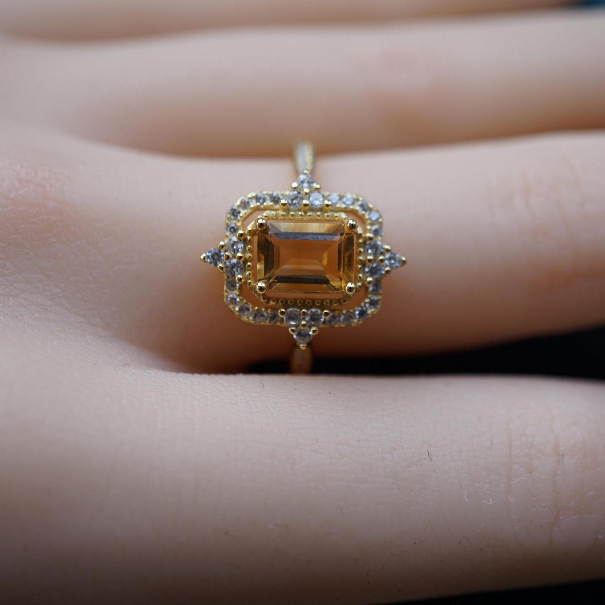 Citrine ring