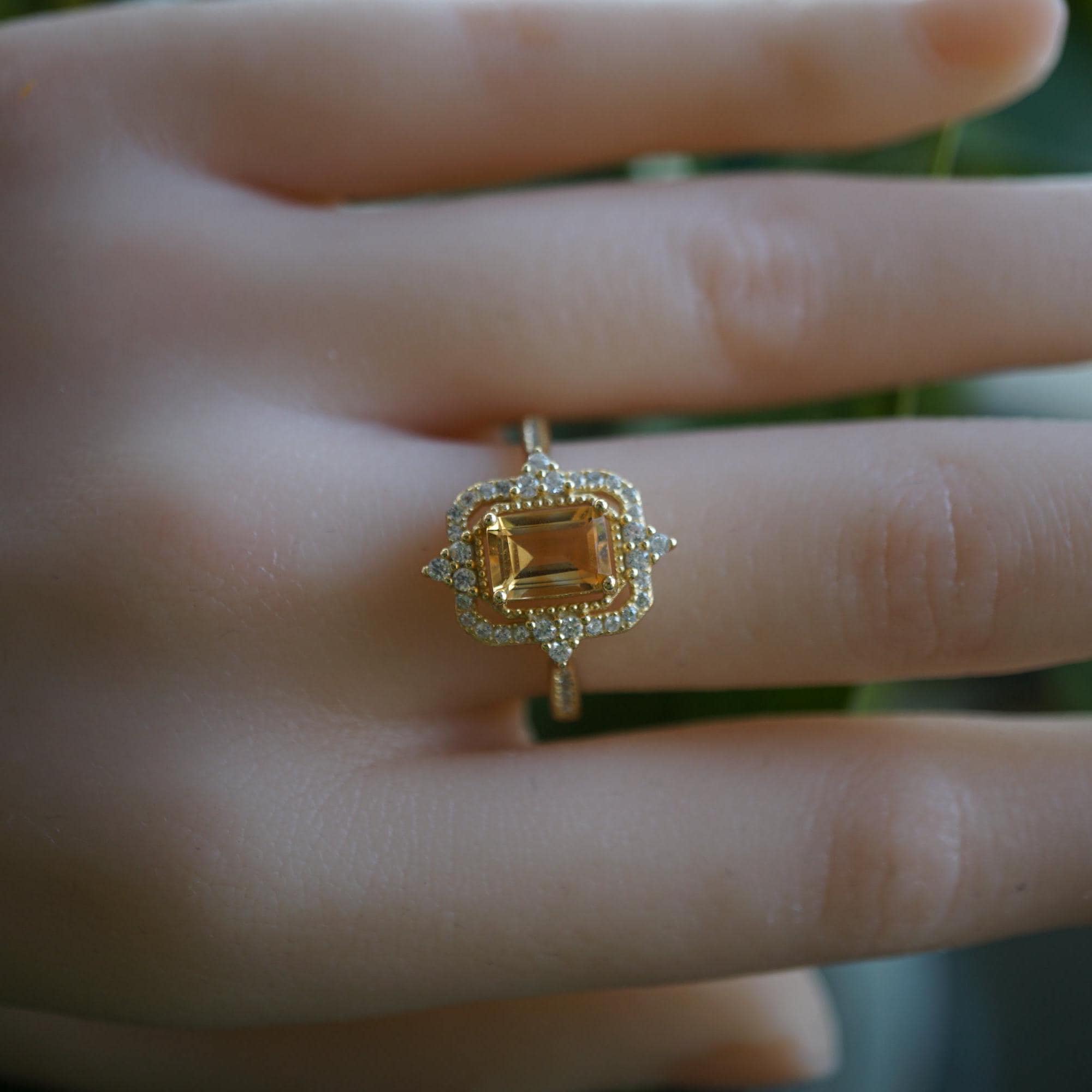 Citrine ring