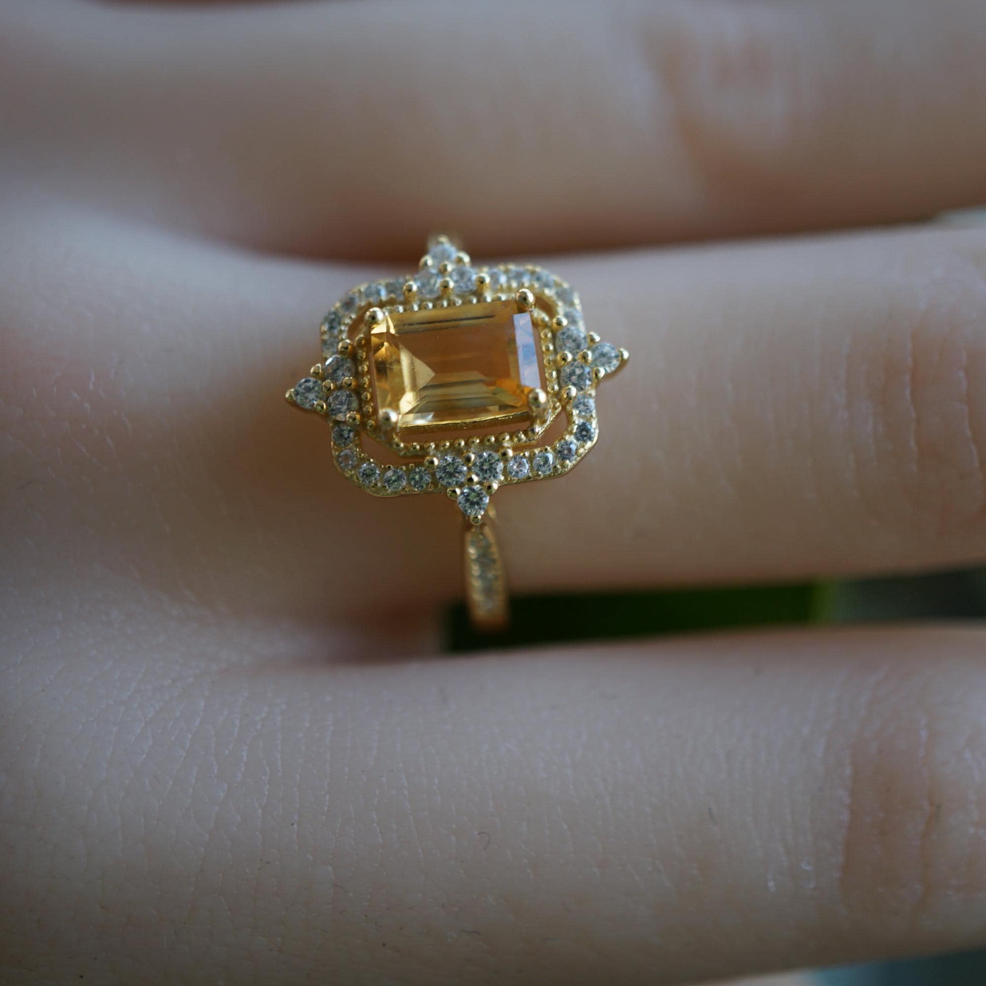 Citrine ring