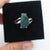 Green Black Opal Ring In 925 Sterling Silver