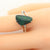 Green Black Opal Ring In 925 Sterling Silver