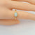 Elegant Australian Crystal Opal Ring, Dainty Ring, October Birthstone Opal Jewelry Stackable Rings, Gift for Her, Gemstone Ring