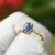 Galaxy australian triplet opal ring