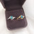 Oval Austrlian opal ring, size US 8