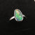 Minimalist Austrlian opal ring, simple ring, US 6 3/4