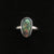 Minimalist Austrlian opal ring, simple ring, US 6 3/4