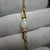 Natural australian solid white opal bracelet - timeless elegance