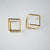 3D Cube Minimalist Earrings