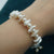 Dainty Irregular Baroque freshwater pearl bracelet-Vsabel Jewellery