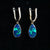 Luxurious Opal Earring Hoops in 14K Gold-Vsabel Jewellery