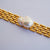 Wide Chain Baroque Pearl Bracelet