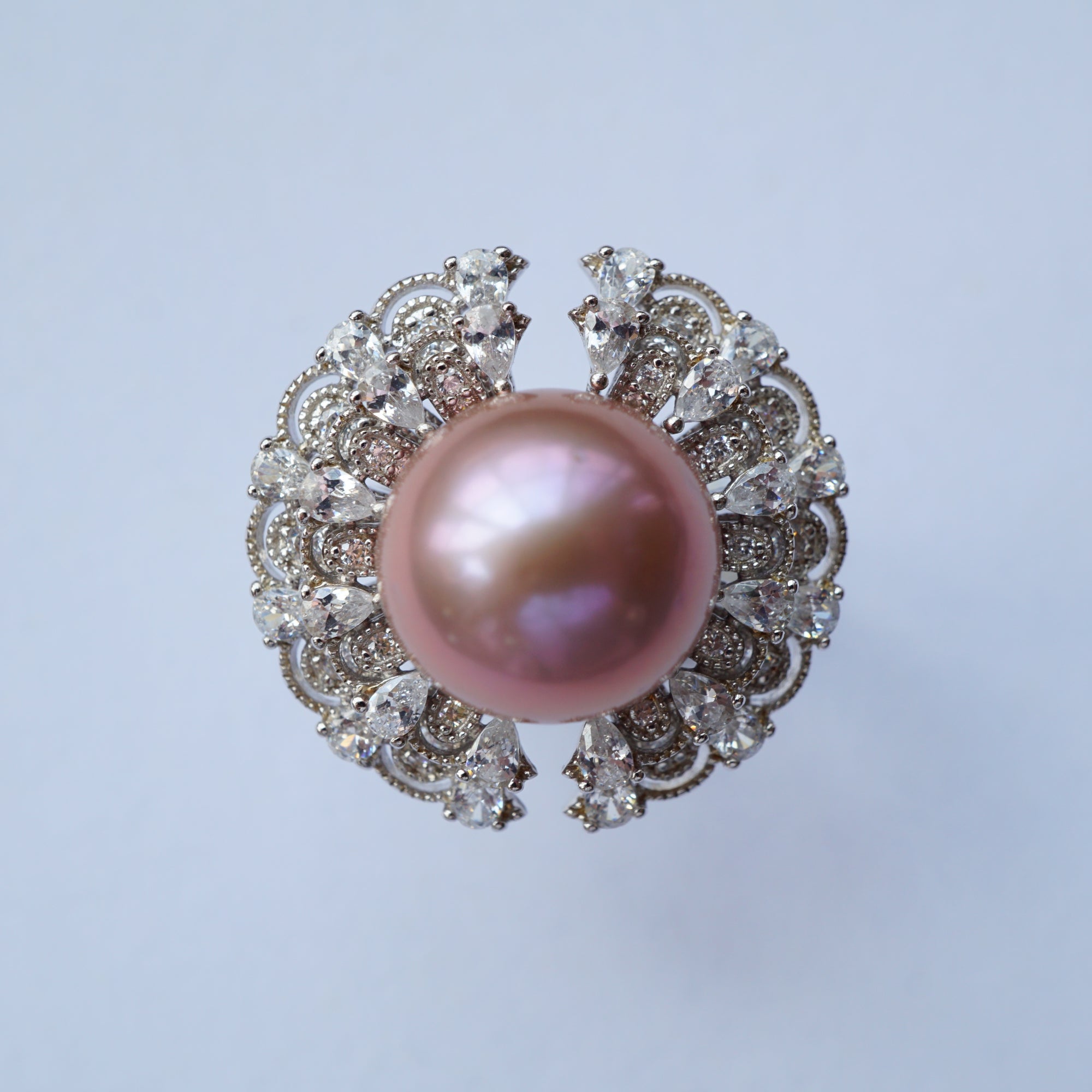 Lavender Freshwater Pearl Ring