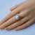 Dainty Wedding Freshwater Pearl Ring - Sterling Silver