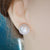 Dainty Silver Wedding Pearl Studs