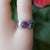 Mens or Womens Australian Triplet opal ring in 925 sterling silver