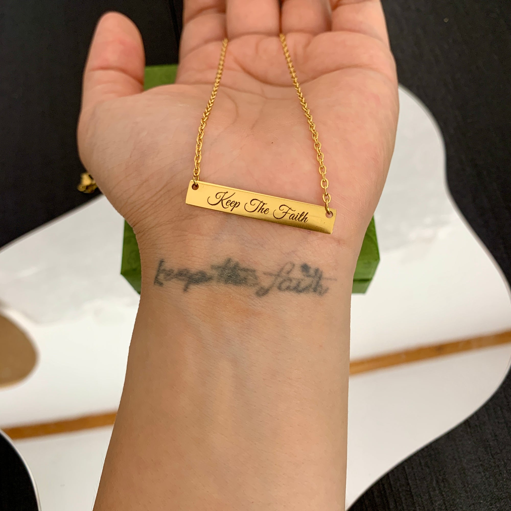 Keep The Faith Bar Necklace: The Perfect Meaningful Gift for Every Occasion