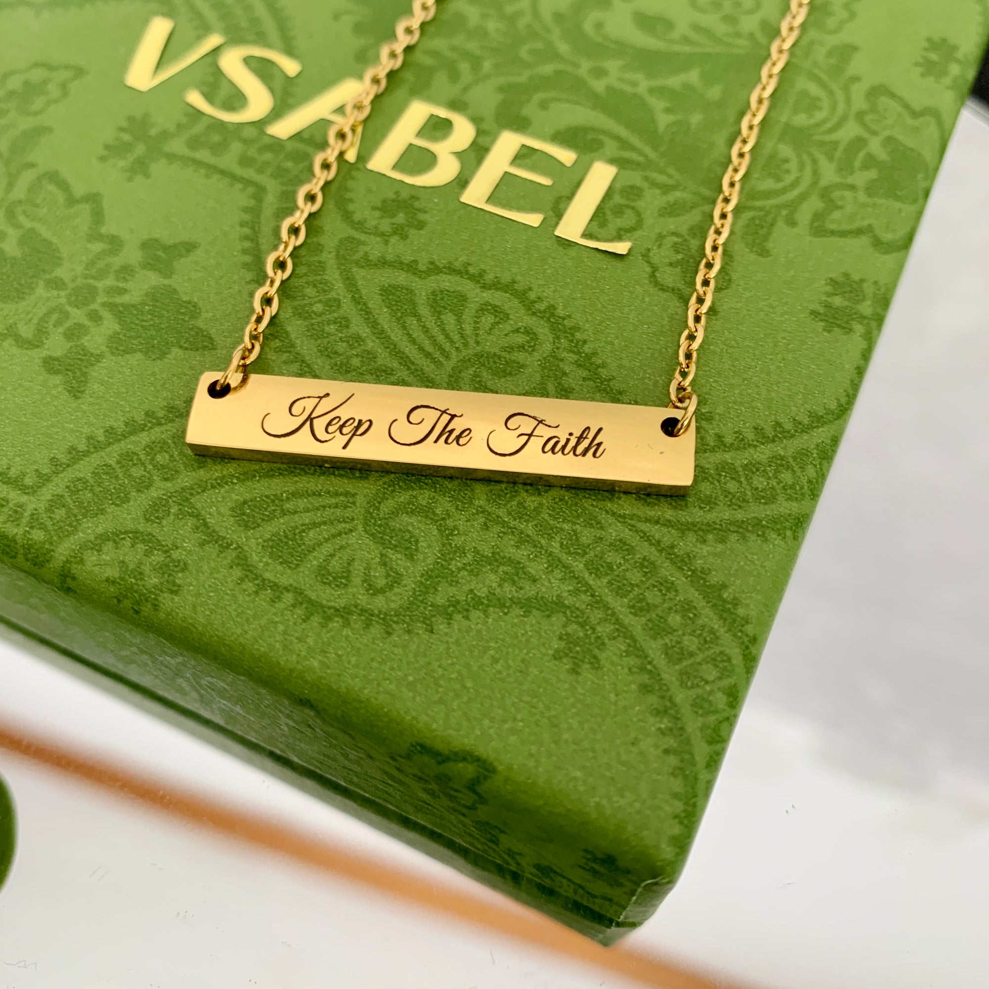 Keep The Faith Bar Necklace: The Perfect Meaningful Gift for Every Occasion