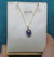 Elegant 18k Yellow Gold Triplet Opal Necklace