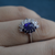Australian Blue Triplet Opal Ring-Vsabel Jewellery