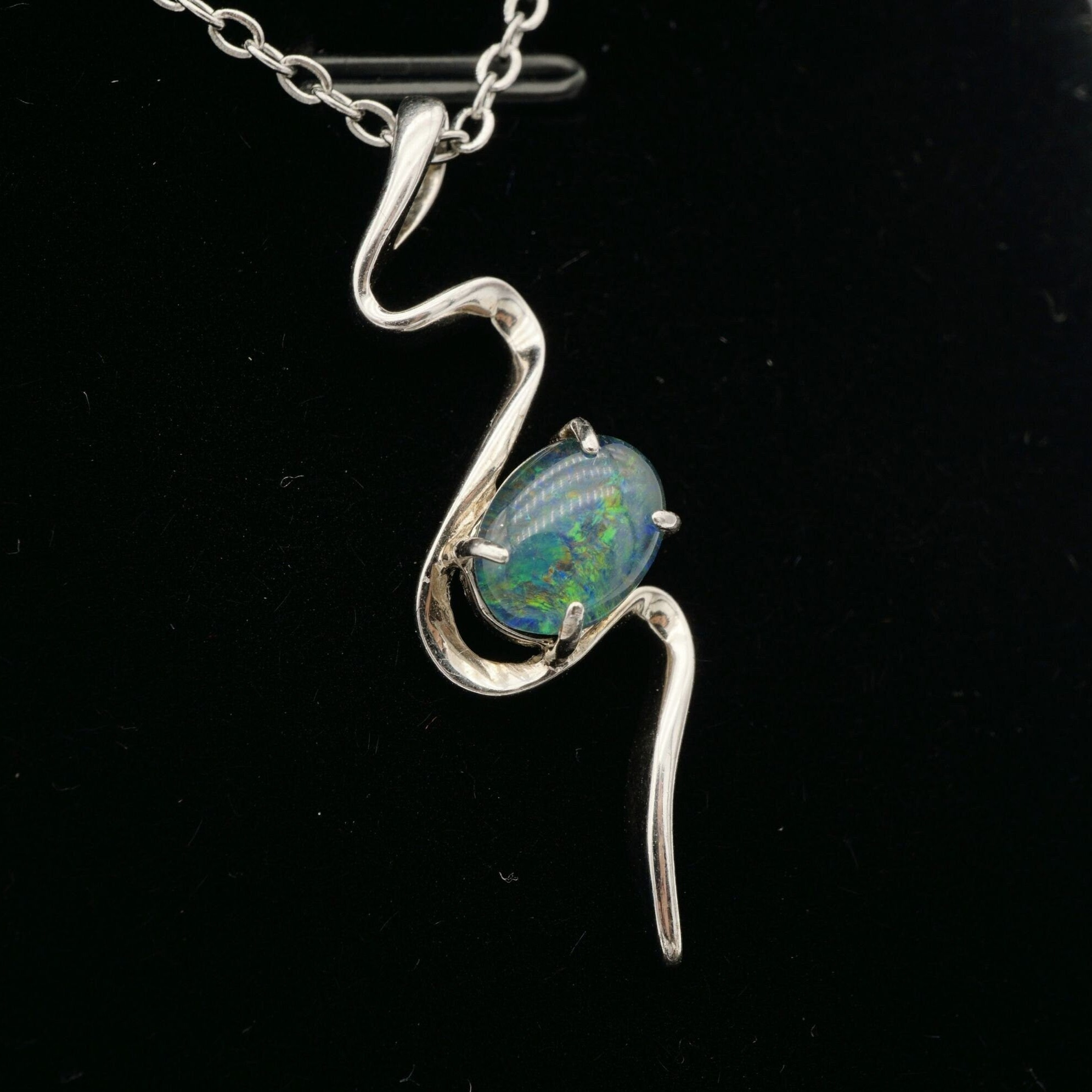 Simple Opal Necklace