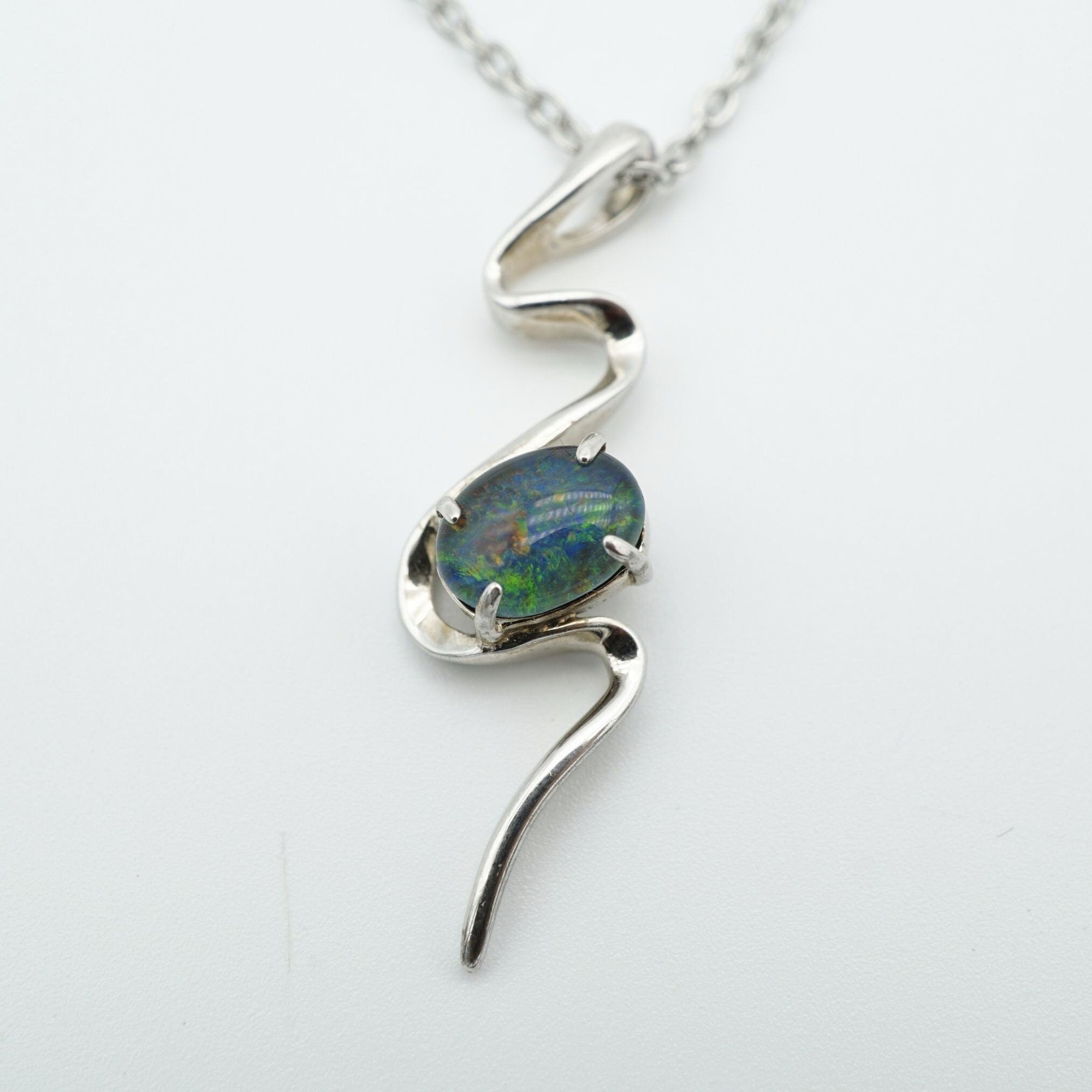 Simple Opal Necklace