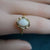 Exquisite Australian Crystal Opal Ring-Vsabel Jewellery