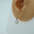 Dangle Halo White Opal Earrings - October Birthstone Beauty
