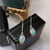 Exquisite 18K Yellow Gold Opal Drop Earrings - Timeless Elegance-Vsabel Jewellery