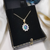 Elegant Flower Opal Necklace Pendant-Vsabel Jewellery