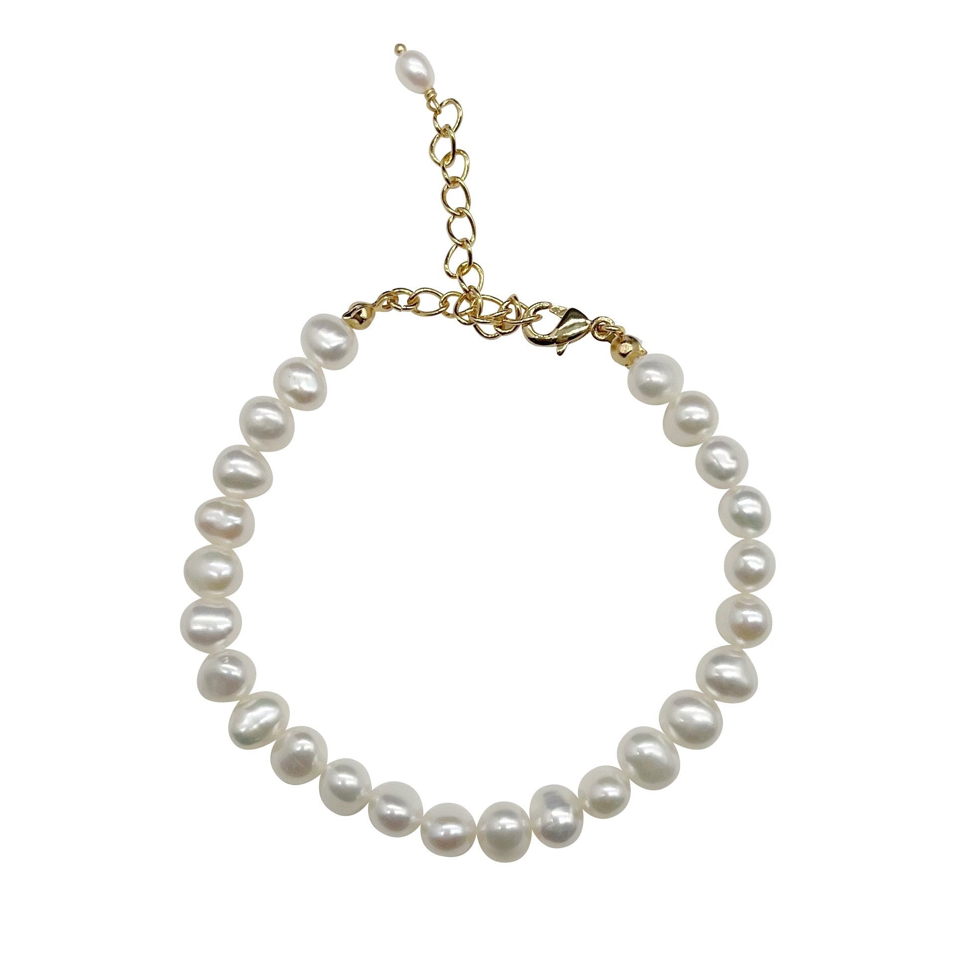 Daily wear dainty pearl bracelet-Vsabel Jewellery