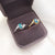 Oval Triplet Opal Ring -  Gold and Silver