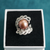 Elegant Sterling Silver Purple Pearl Ring