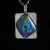 Unique Handmade Blue Opal Pendant Necklace - Sterling Silver & Cubic Zirconia-Vsabel Jewellery