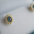 Vintage Gold Triplet Opal Stud Earrings - Timeless Elegance-Vsabel Jewellery