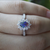 Flower Rainbow Opal Ring - Sterling Silver, Triplet Opal-Vsabel Jewellery