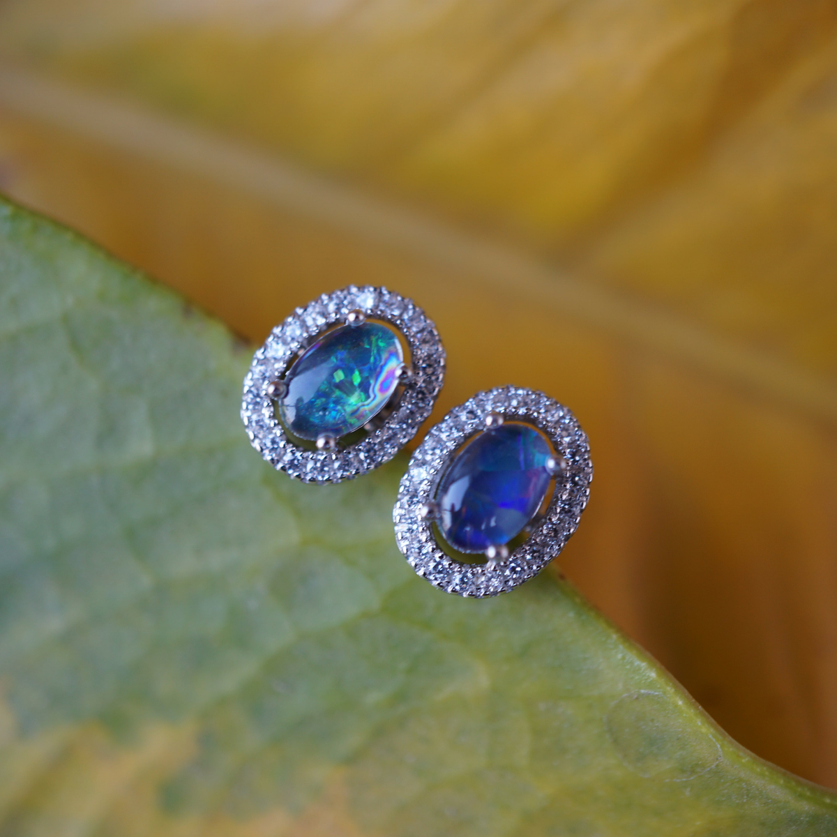 Green Opal Triplet Earrings - Australian Jewelry &amp; Gifts-Vsabel Jewellery