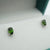 Simple Chrome Diopside Earring Studs, Green Gemstone Earring Studs, 6x4mm Earrings, Chrome Diopside Earrings